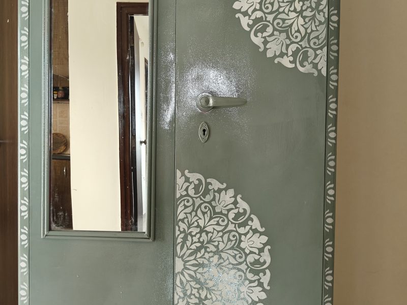 Hand-Painted Designer Almirah – One of a Kind