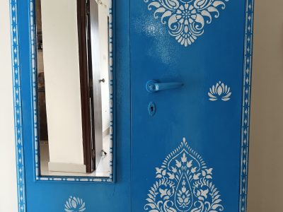 Hand-Painted Designer Almirah – One of a Kind