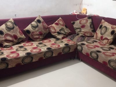 corner sofa set & wooden sag setty