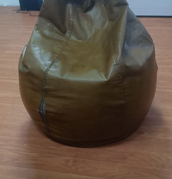 bean bag leather